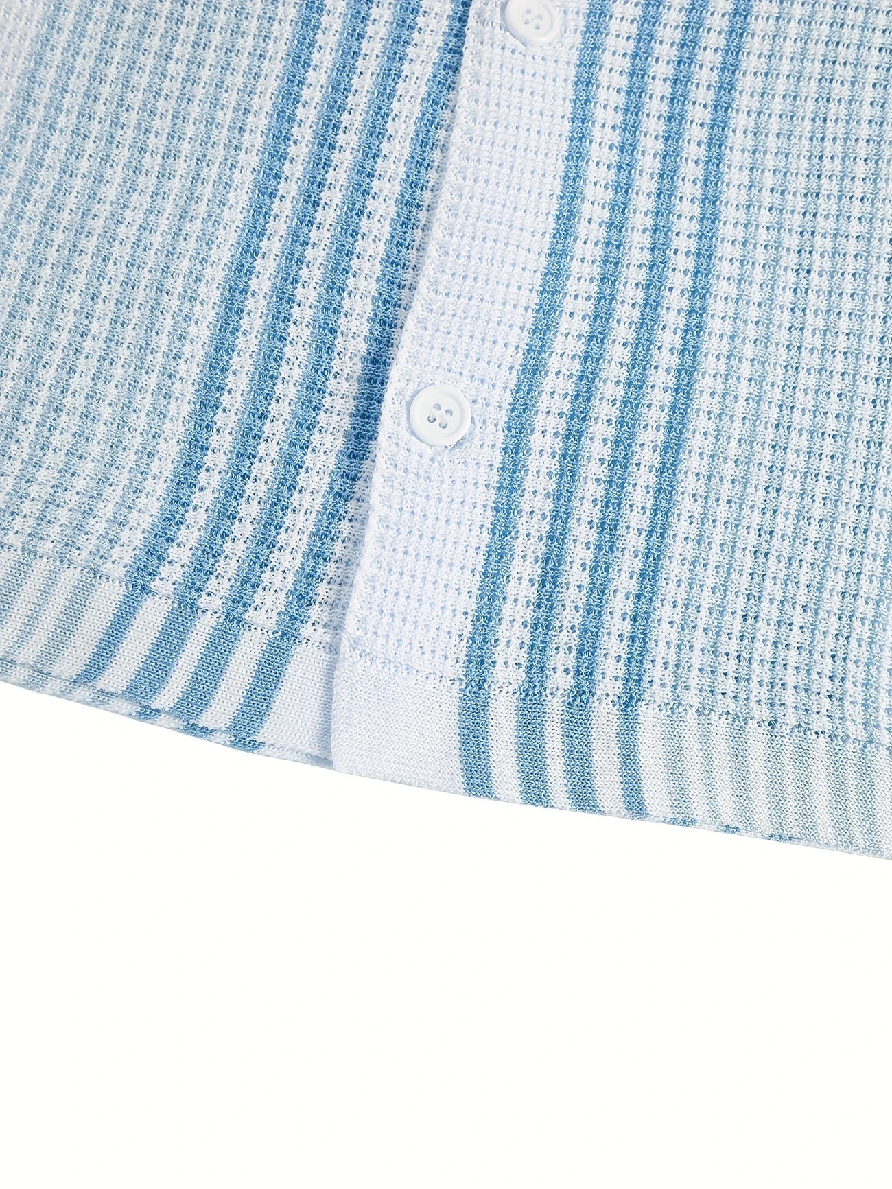 Rico™ - Casual gestreepte overhemd met knopen