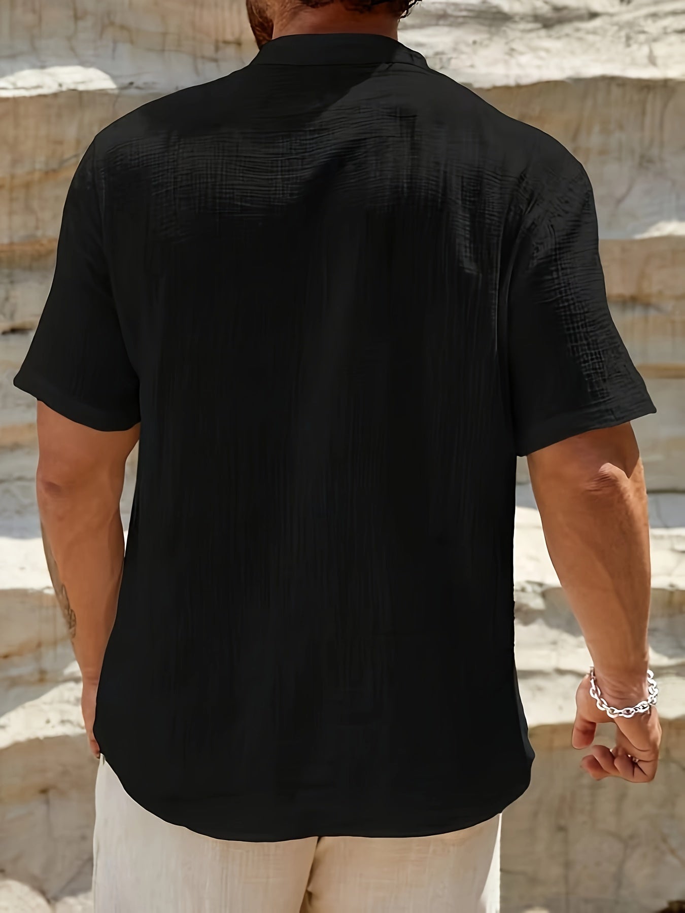 Théo™ | Klassiek Effen Katoenen Herenshirt