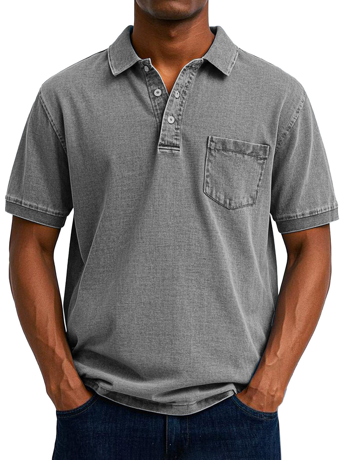 Victor™ | Vintage herenpolo met relaxte pasvorm