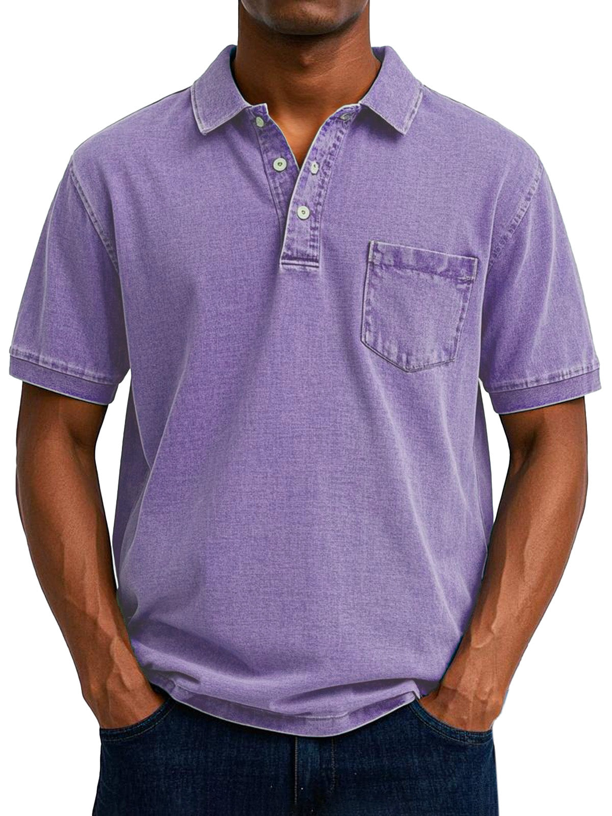 Victor™ | Vintage herenpolo met relaxte pasvorm