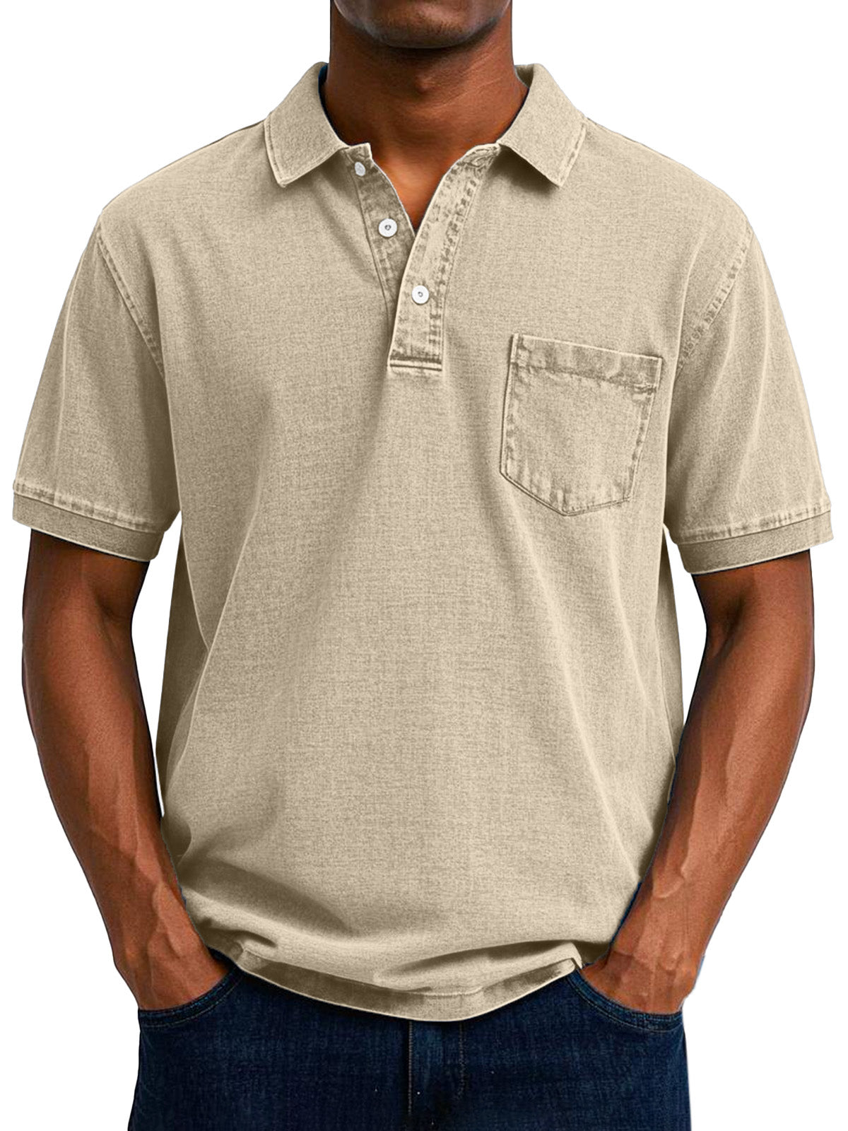 Victor™ | Vintage herenpolo met relaxte pasvorm