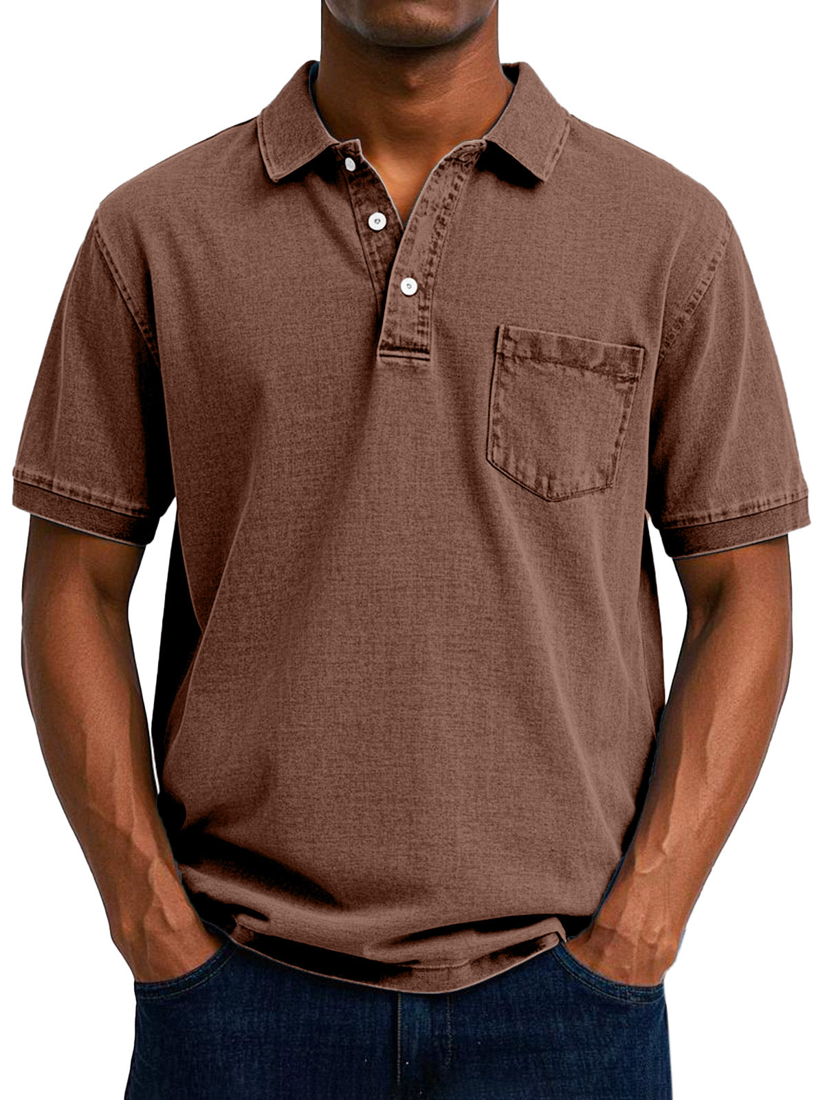 Victor™ | Vintage herenpolo met relaxte pasvorm