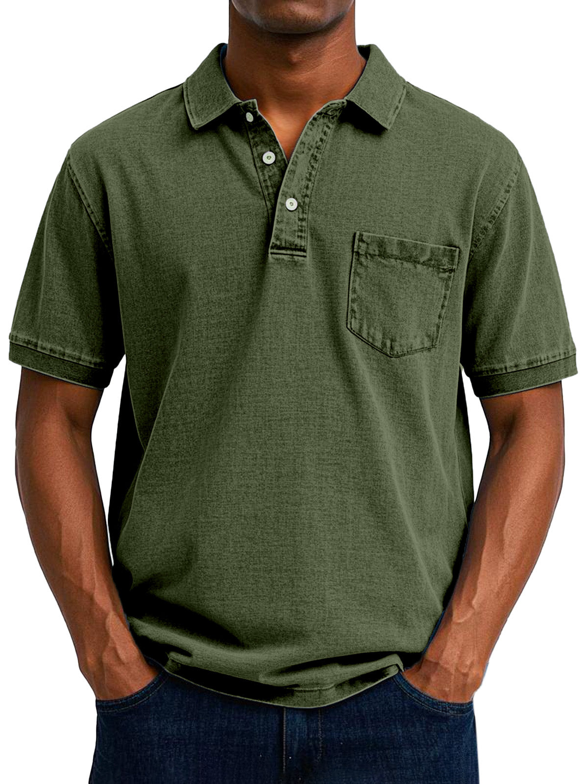 Victor™ | Vintage herenpolo met relaxte pasvorm
