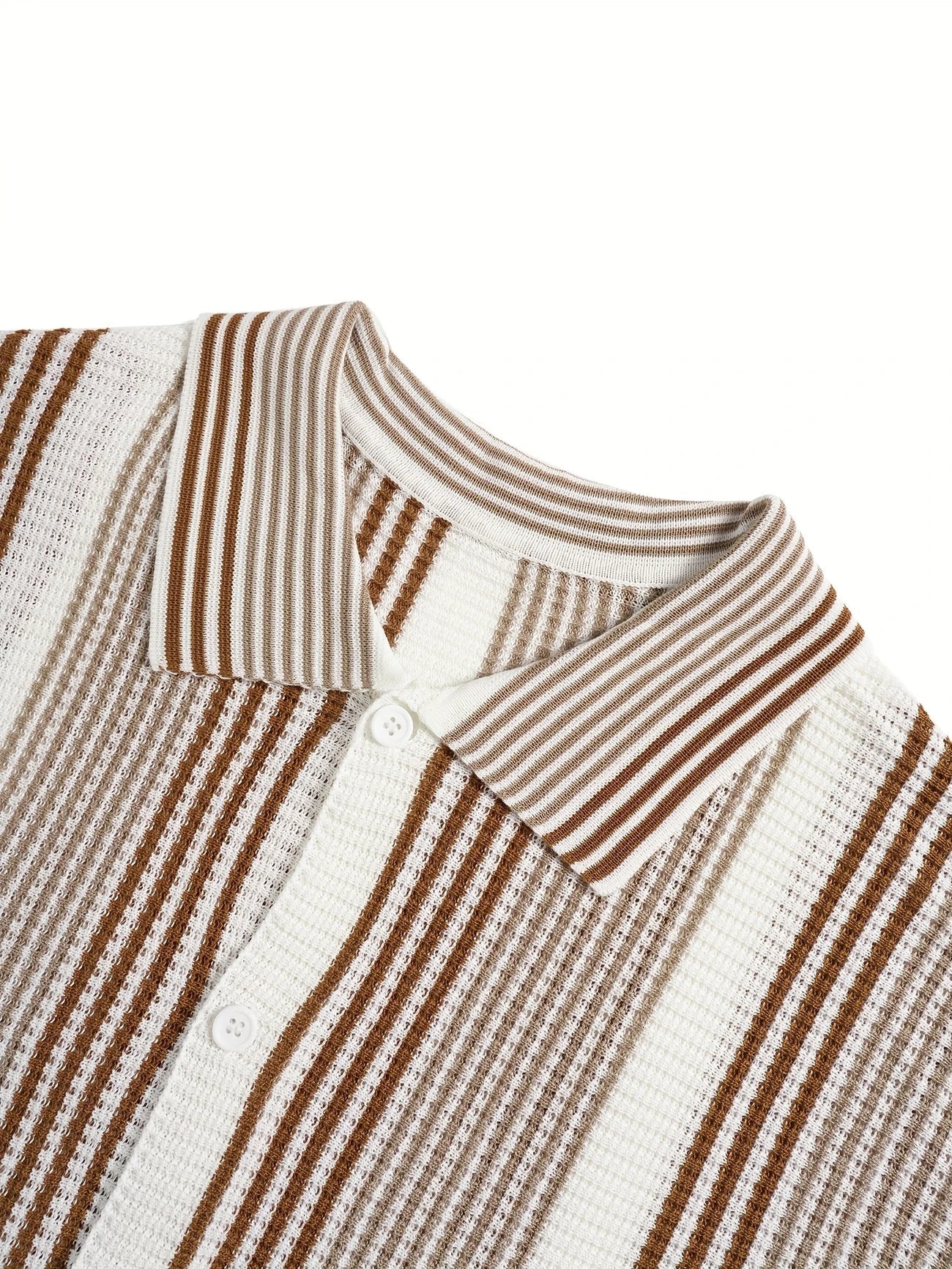 Rico™ - Casual gestreepte overhemd met knopen