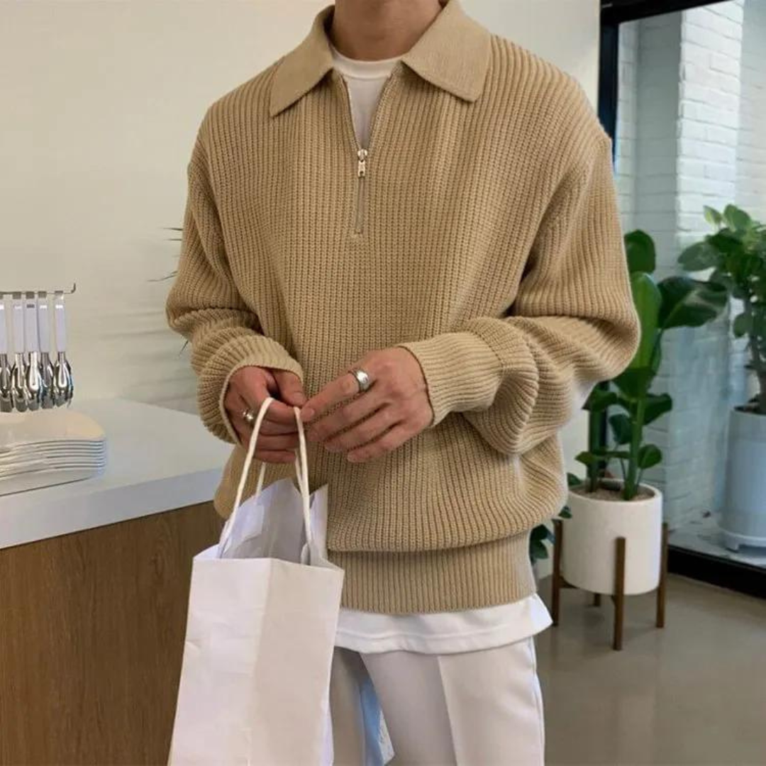 Julius | Gebreide Zip Up Sweater