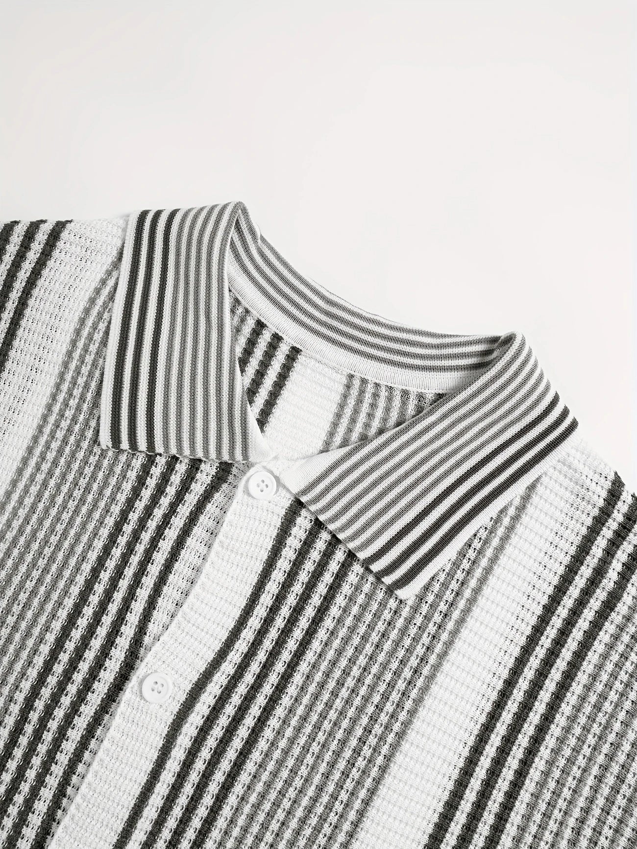 Rico™ - Casual gestreepte overhemd met knopen