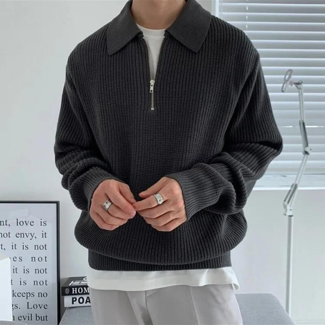 Julius | Gebreide Zip Up Sweater