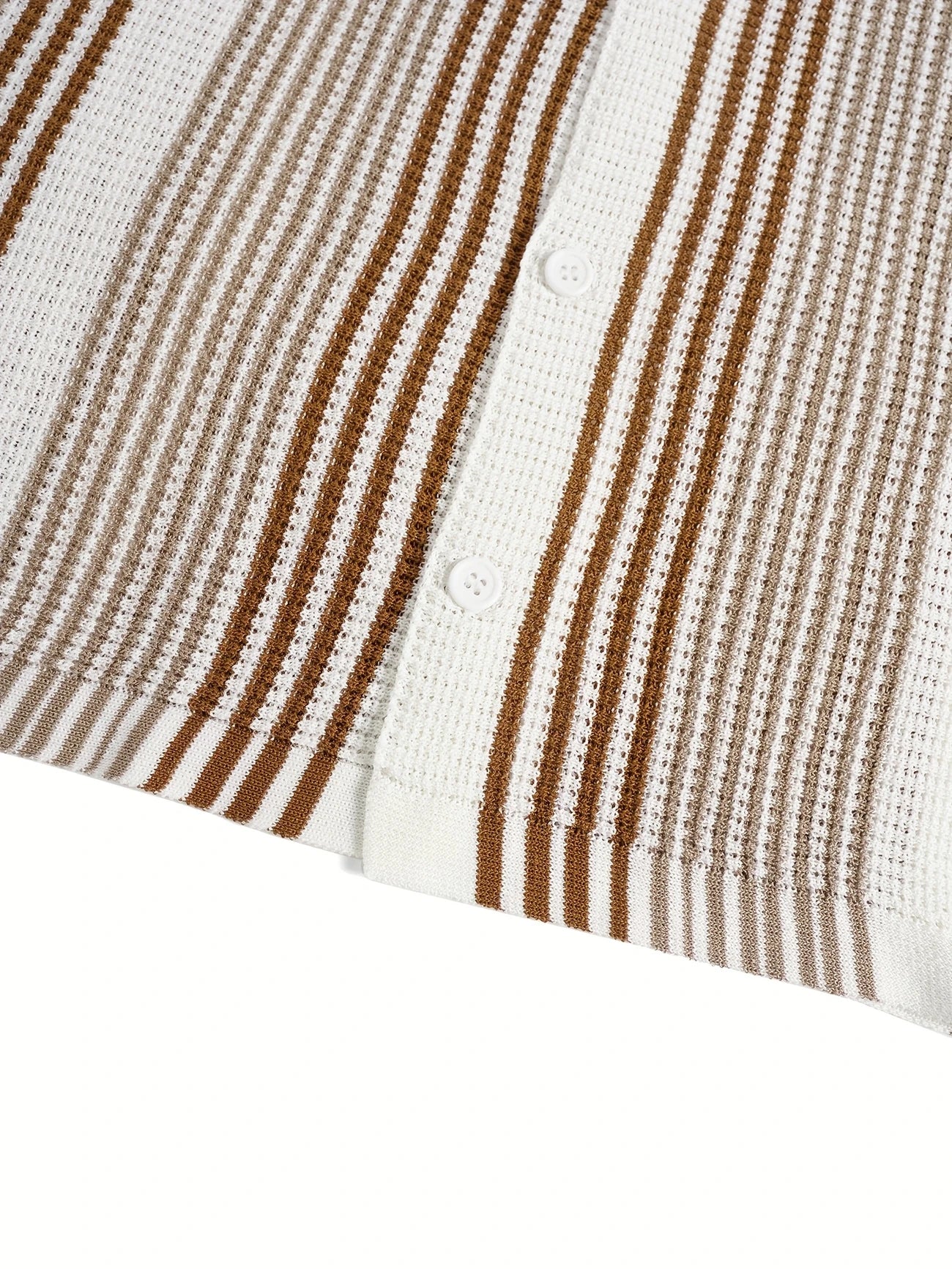Rico™ - Casual gestreepte overhemd met knopen
