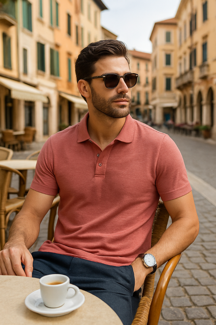Laurent™ | Premium Katoenen Polo voor een Verfijnde Stijl
