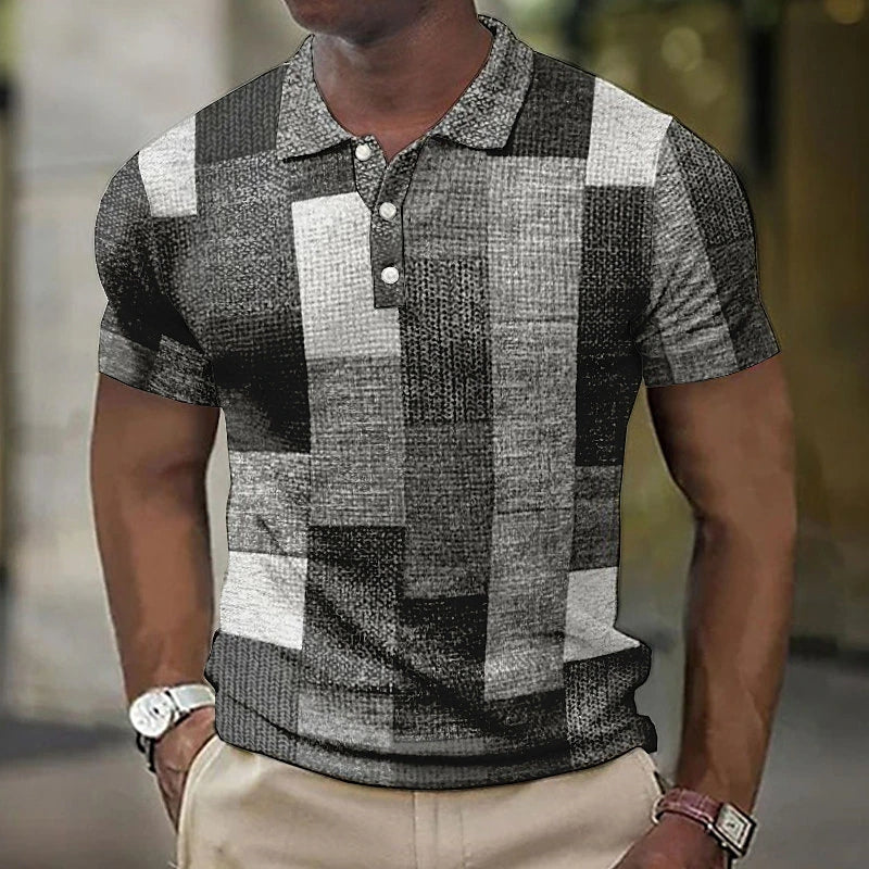 Raphael™ | MULTIKLEUR POLO IN MODERNE STIJL