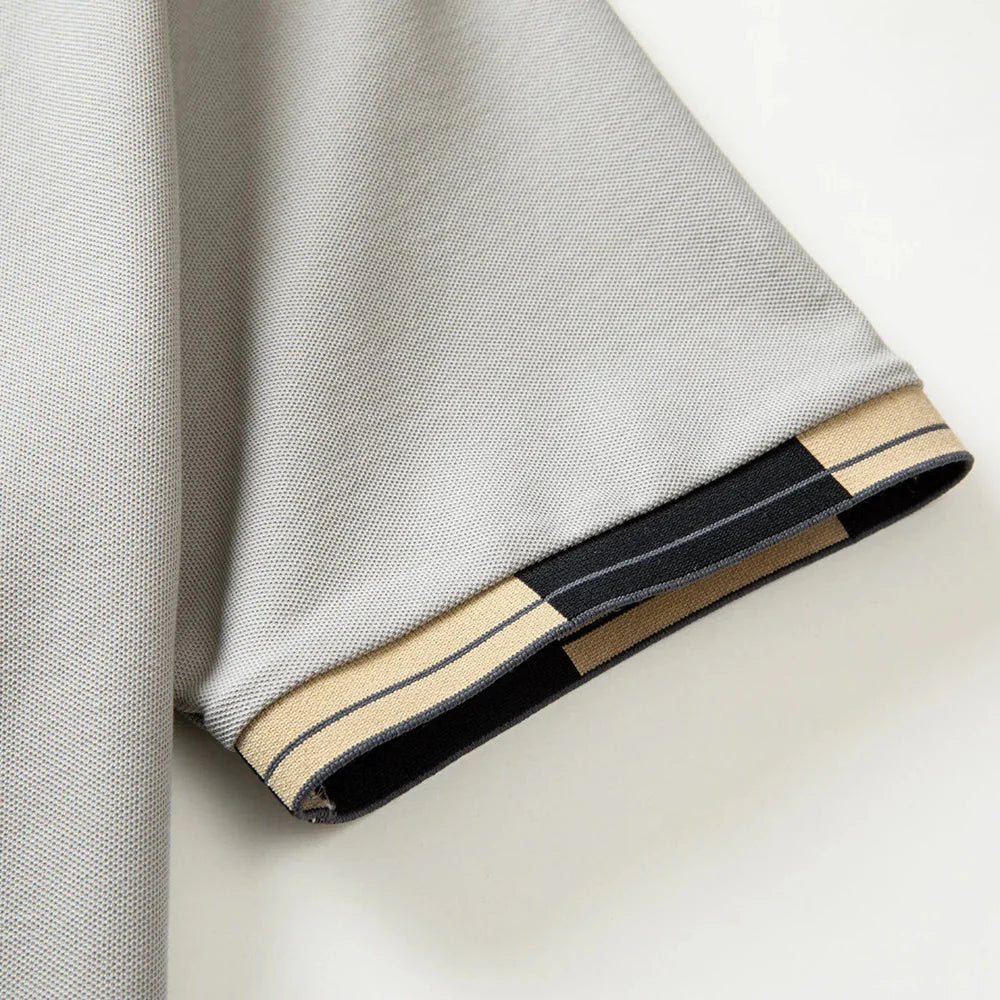 Clément™ | Net afgewerkte polo met luxe look