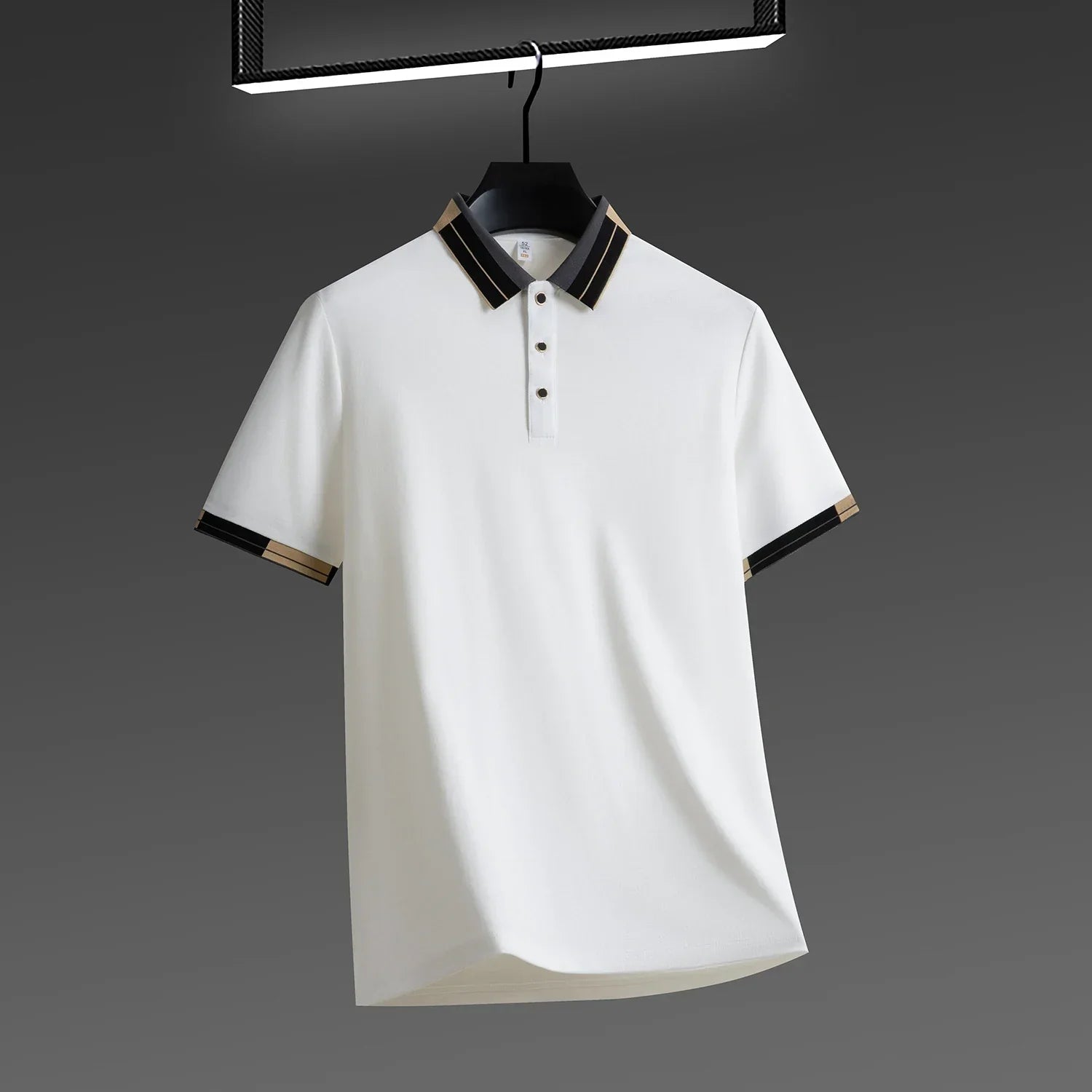 Clément™ | Net afgewerkte polo met luxe look