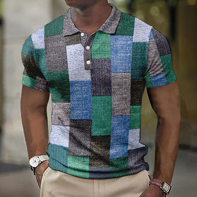 Raphael™ | MULTIKLEUR POLO IN MODERNE STIJL
