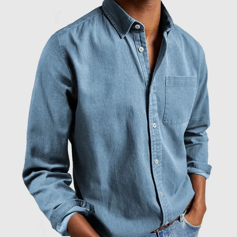 Alvin™ - Premium vrijetijdsshirt met lange mouwen