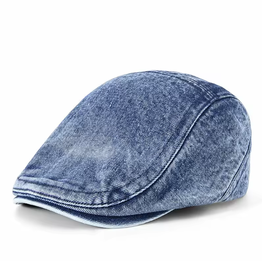 Otto™ | Denim stijl baret