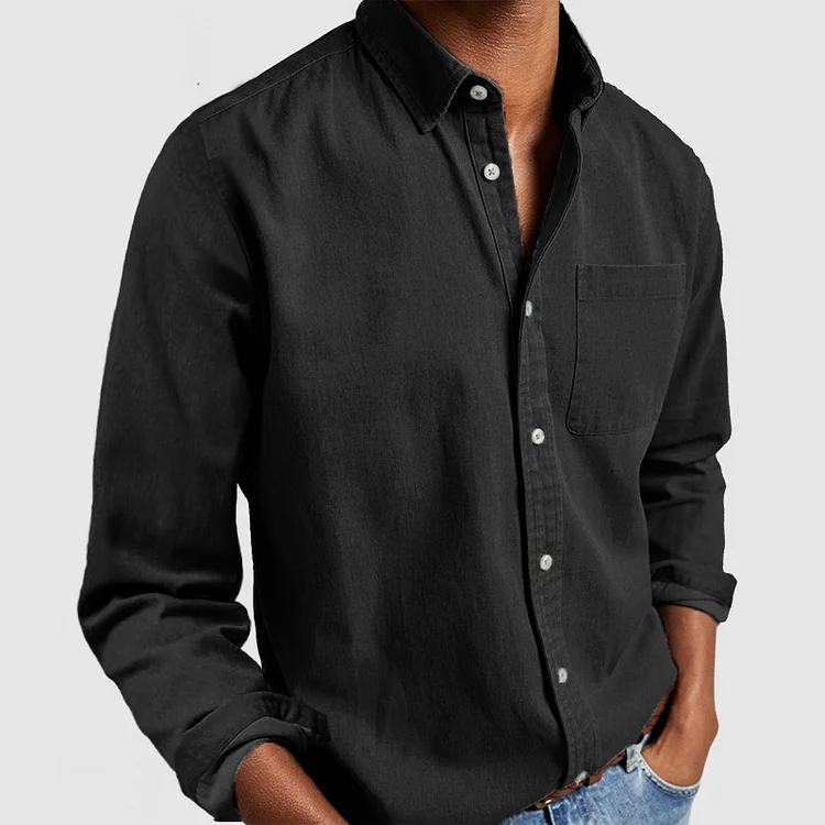 Alvin™ - Premium vrijetijdsshirt met lange mouwen