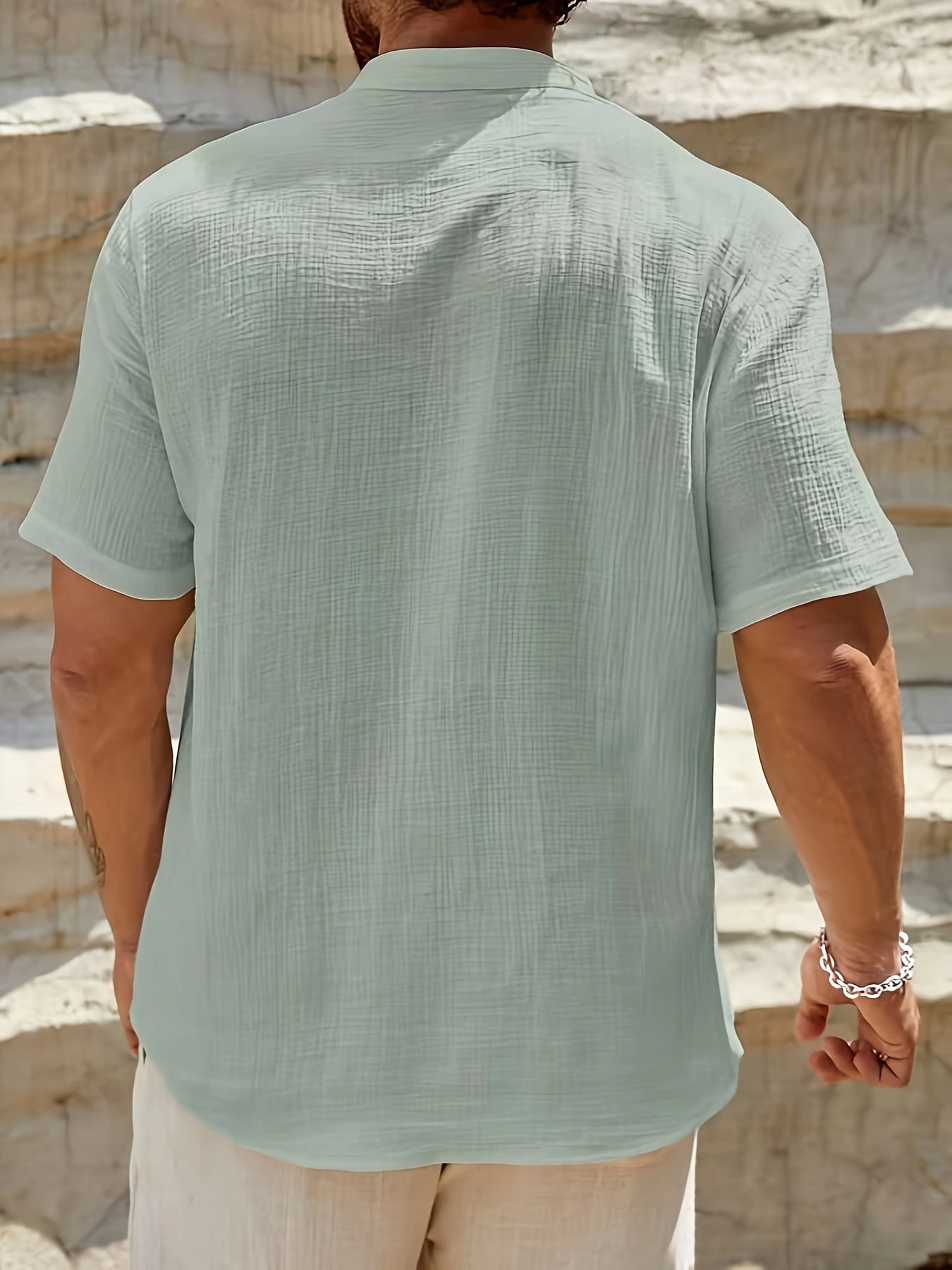Théo™ | Klassiek Effen Katoenen Herenshirt