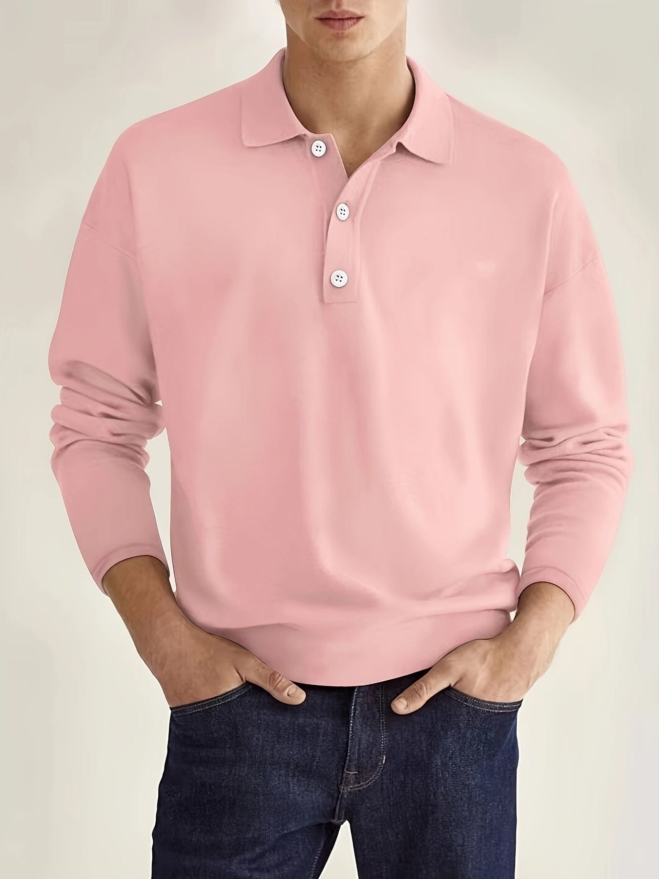 Hernandez｜Herenpoloshirt met lange mouwen
