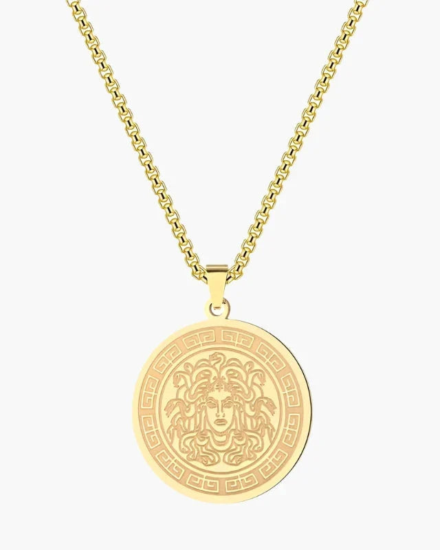Medusa Lange Ketting (Goud & Zilver)
