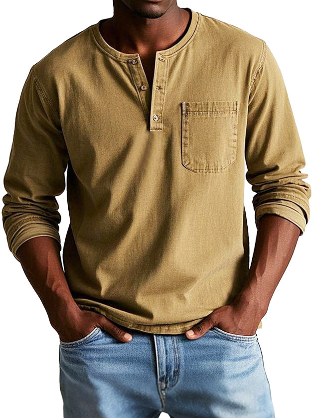 Jules™ | Vintage overhemd met lange mouwen