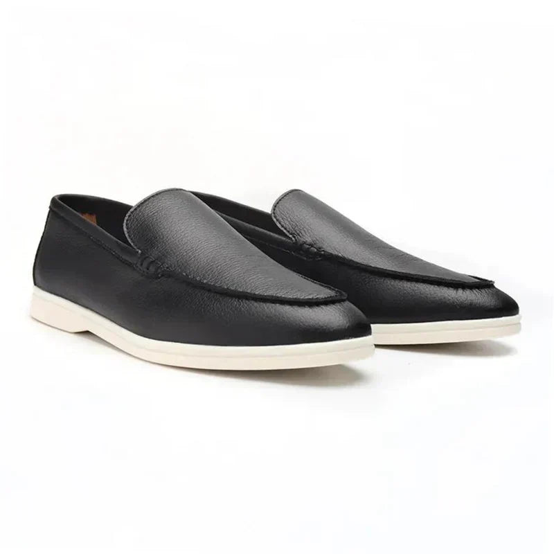 Gabriel | Oud geld rundleren loafers