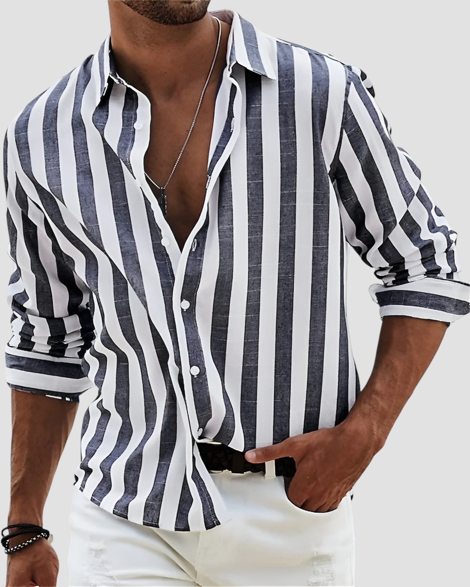 Sebastian™ - Elegante Overhemd met Lange Mouwen