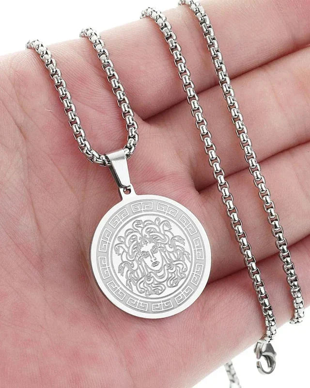 Medusa Lange Ketting (Goud & Zilver)