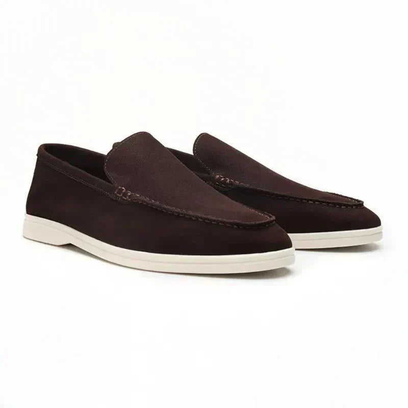 Gabriel | Oud geld rundleren loafers