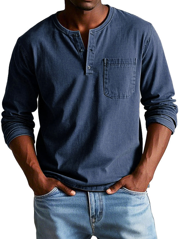 Jules™ | Vintage overhemd met lange mouwen