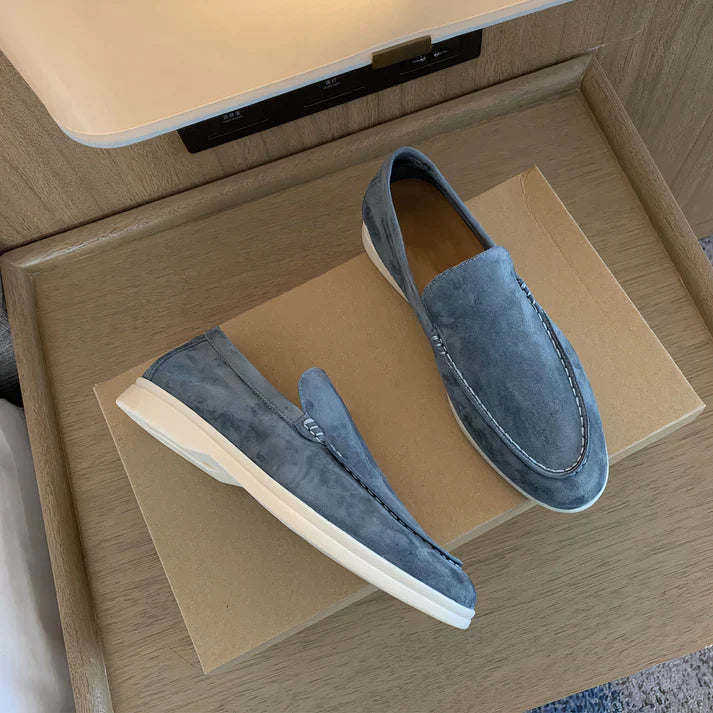 Elegante suède loafers