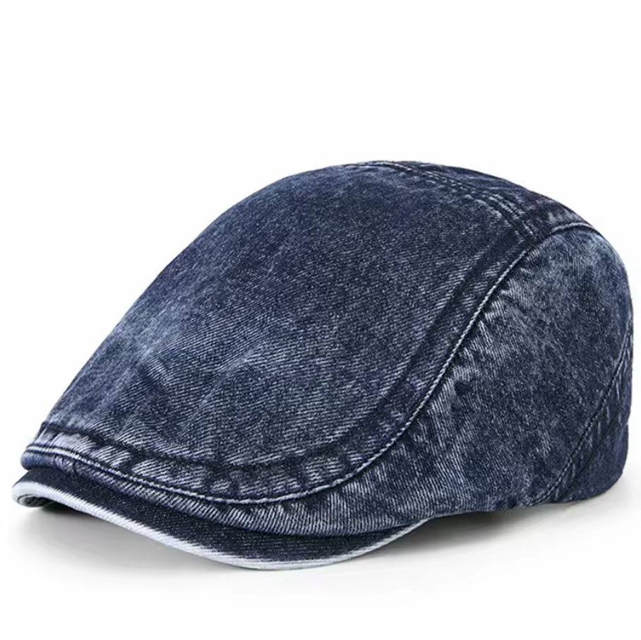 Otto™ | Denim stijl baret