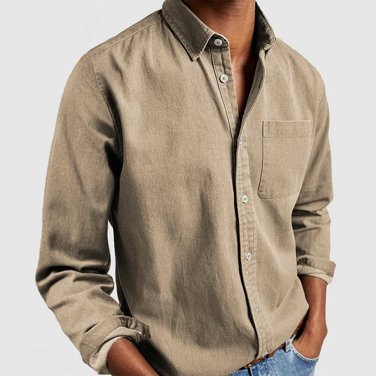 Alvin™ - Premium vrijetijdsshirt met lange mouwen