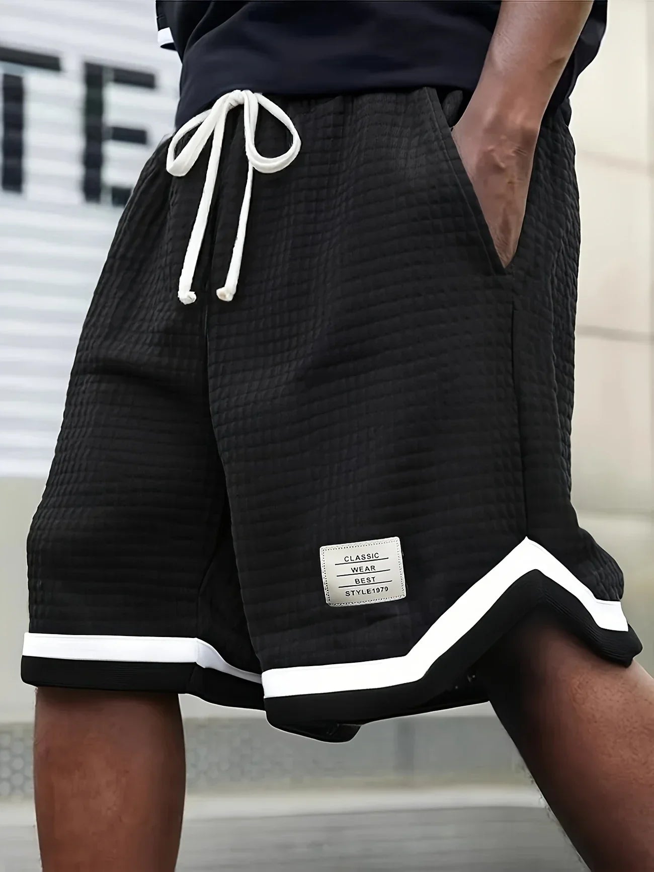 Noé™ - Ademend Short met Taillekoord