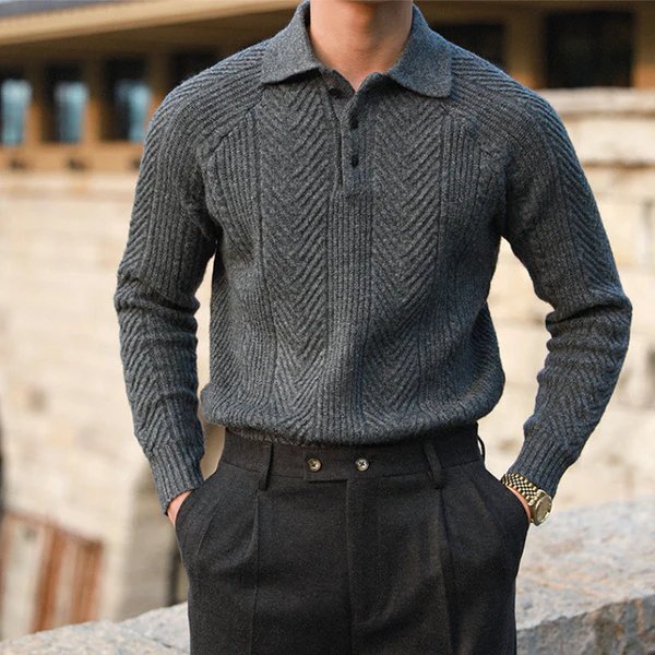 LUCIANO | Polo Met Lange Mouwen